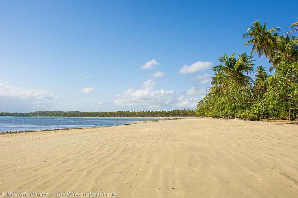 Imagem maravilhosa do paraíso é a Praia Tassimirim.
